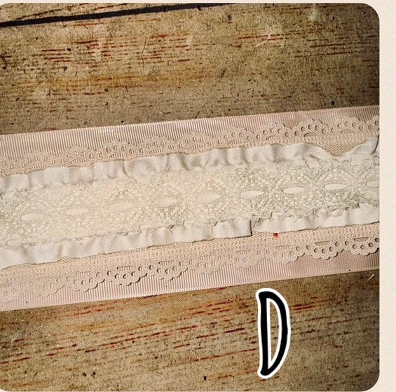 Ivory Elegance Custom Frilly Bows