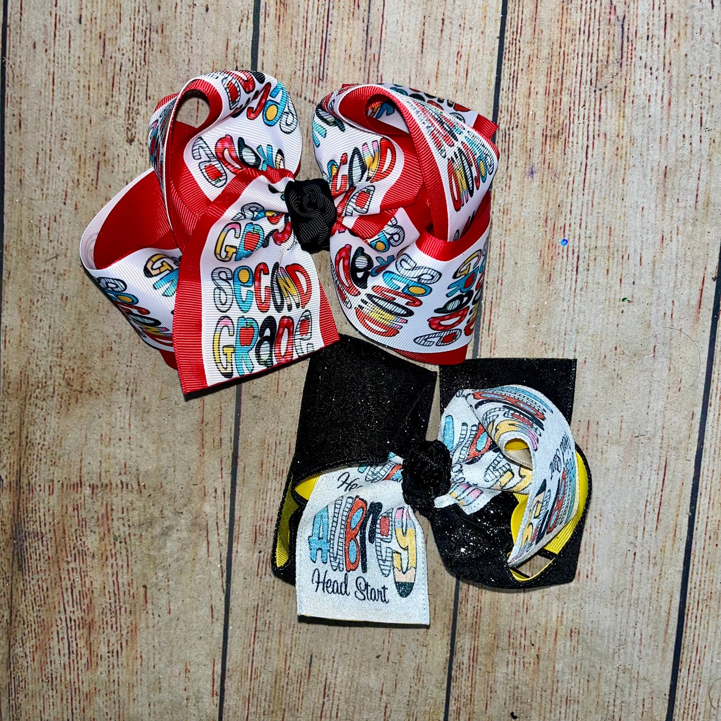 2024 BTS Name Grade School Supplies Full Print or Twisted Bows
