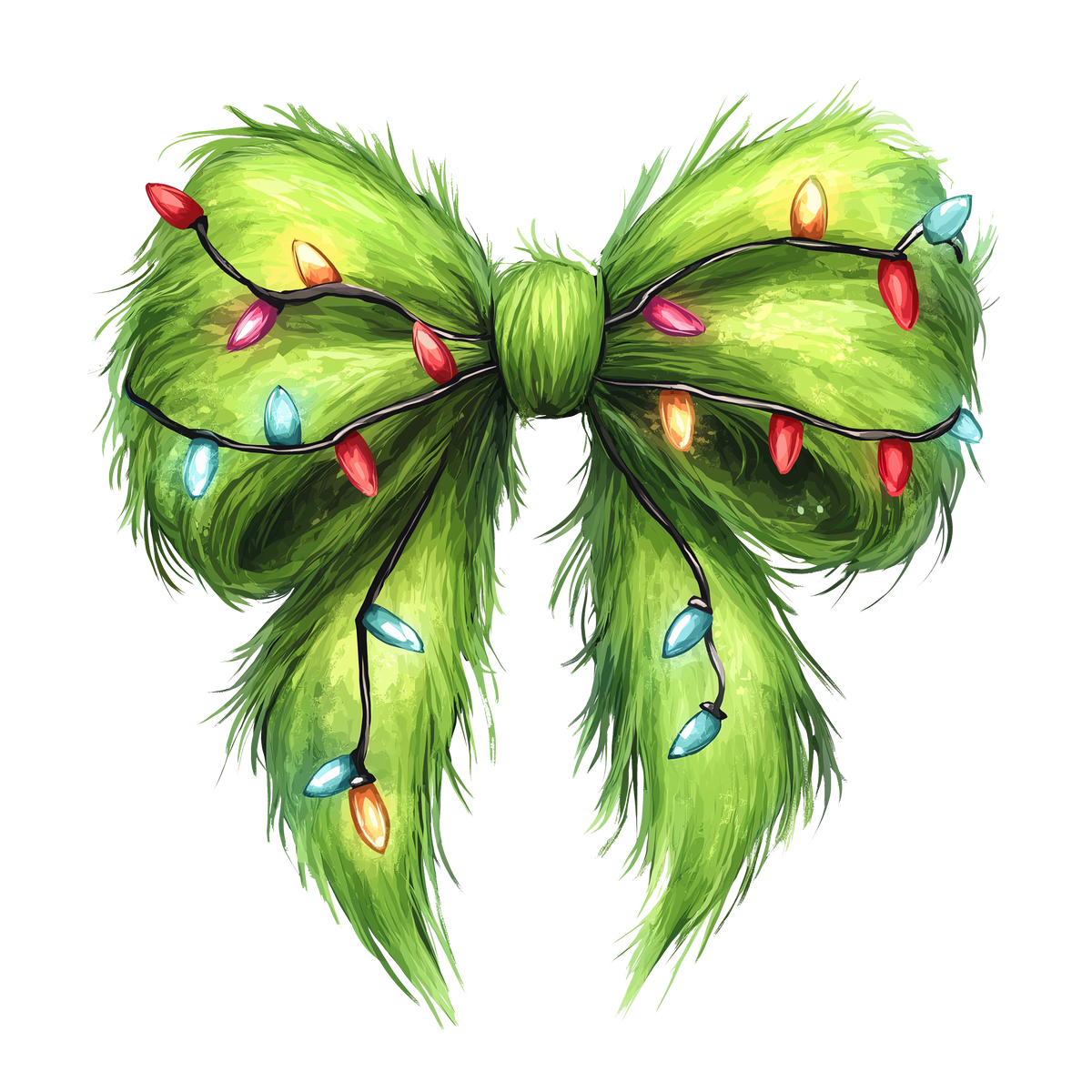 2024 Christmas GRINCH Coquette Bow Full Print or Twisted Bows
