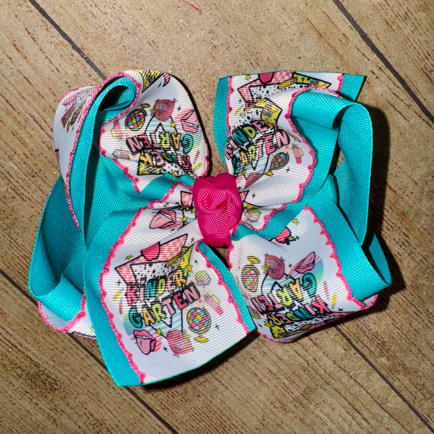 2025 BTS Retro Grade Bow Custom Printed Hair Bow