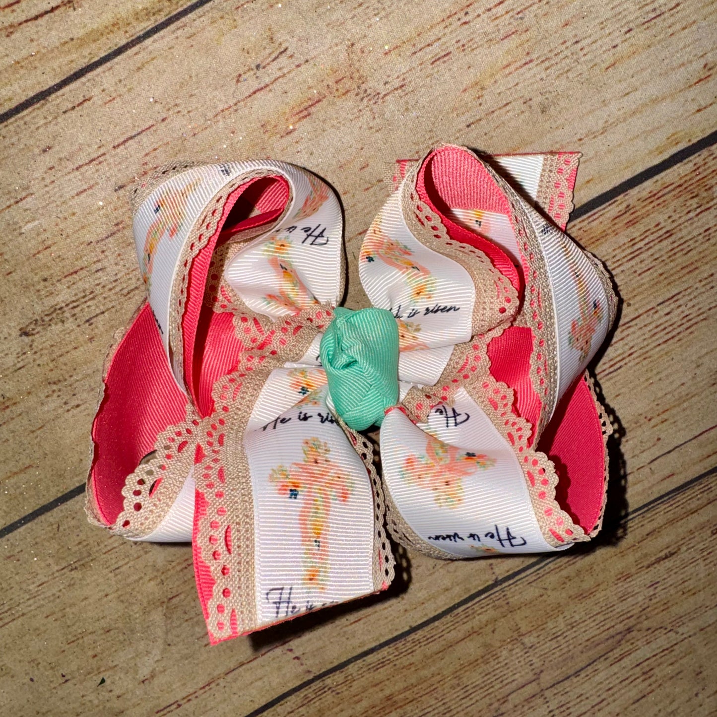 EASTER 2026 Frilly Triple Layer Bow