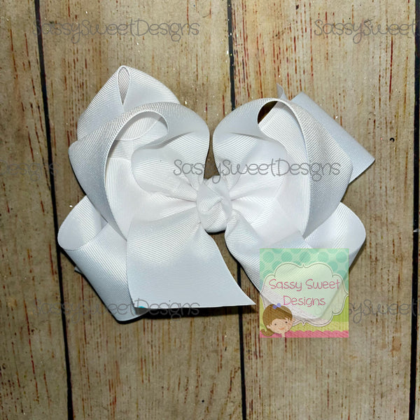STACKED Grosgrain Hair Bow
