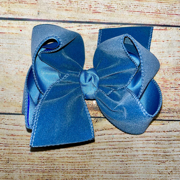 Fall Faux Suede Hair Bows- *LIMITED*