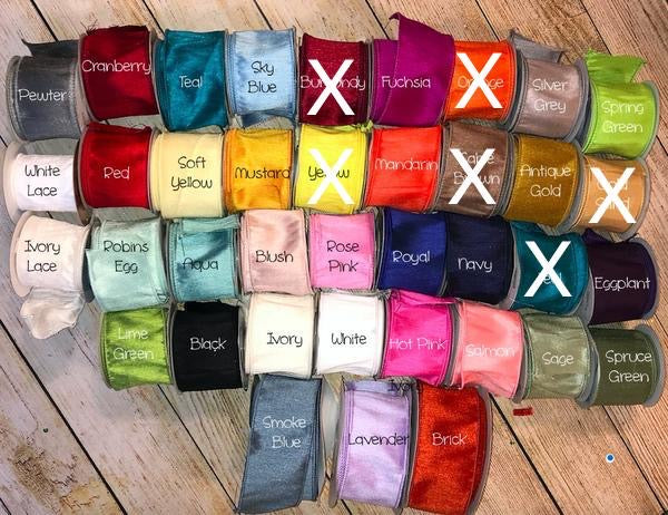 Silk Dupioni Hair Bows