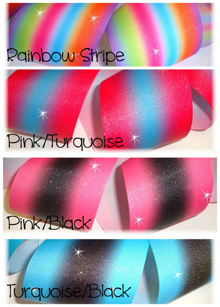 OMBRE 2 Color Hair Bow MEGA or QUEEN only
