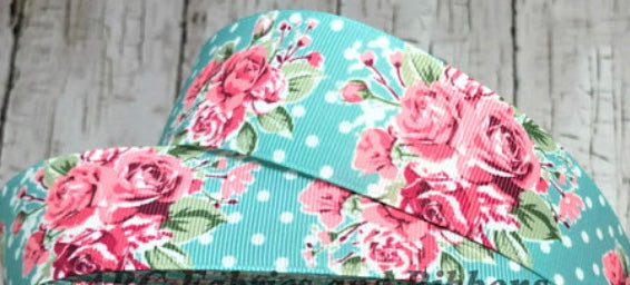 Double or Triple Glitter Hair Bows Mermaid Lemons, Floral