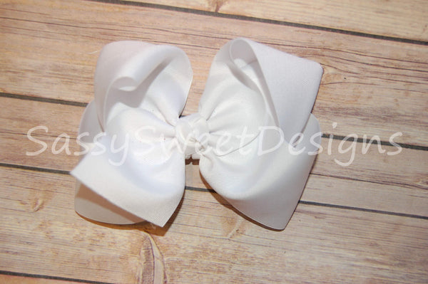 MEGA or QUEEN Basic Grosgrain Hair bow