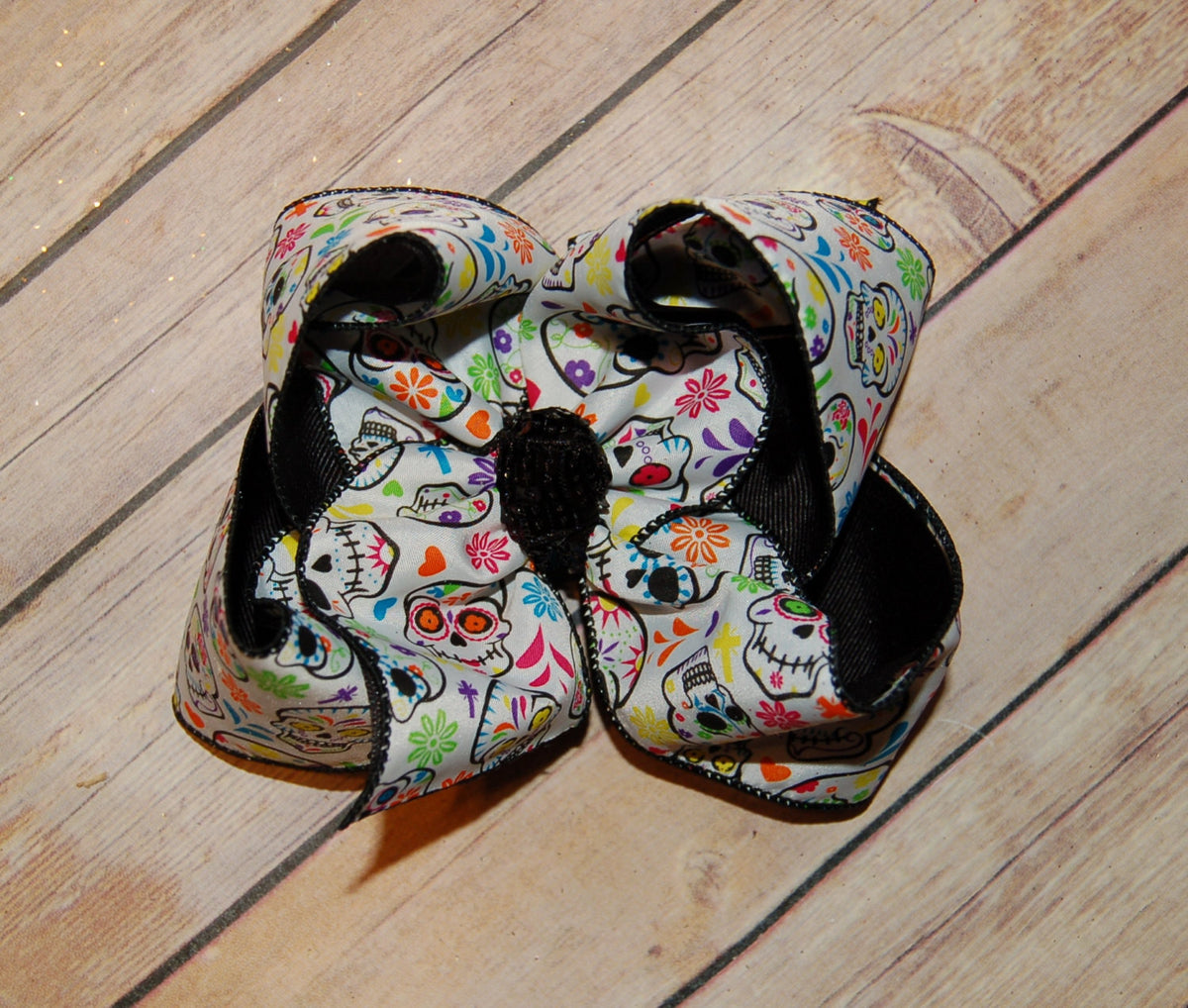 Sugar Skulls Dawn of the Dead Hair Bow