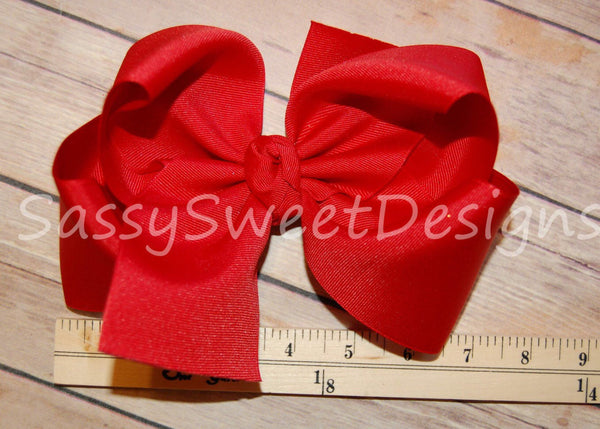 MEGA or QUEEN Basic Grosgrain Hair bow