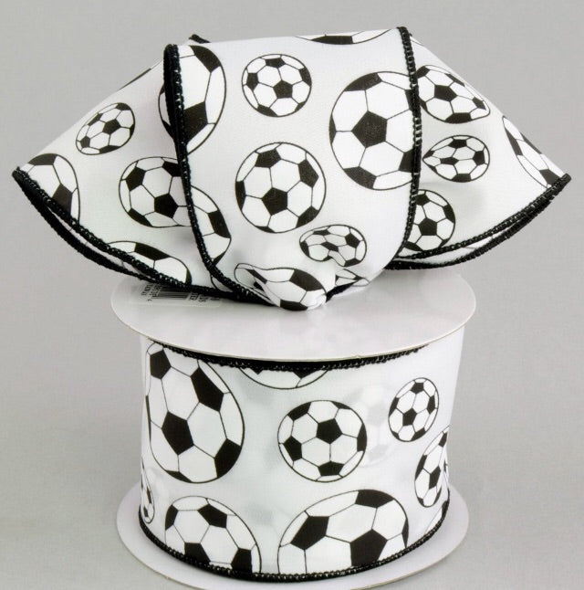 Soccer Hair Bow