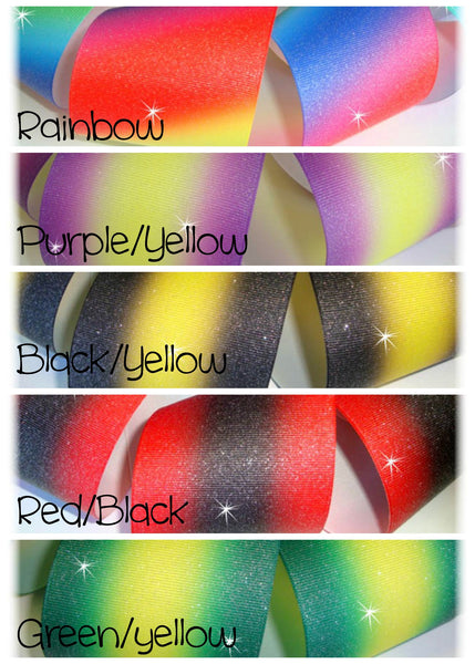 OMBRE 2 Color Hair Bow MEGA or QUEEN only