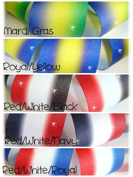 OMBRE 2 Color Hair Bow MEGA or QUEEN only
