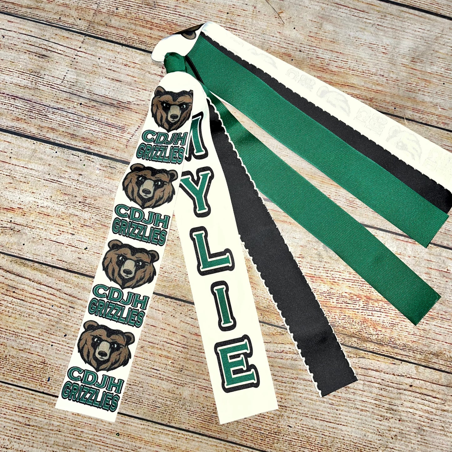 Custom School/Team Printed Hair Ribbons
