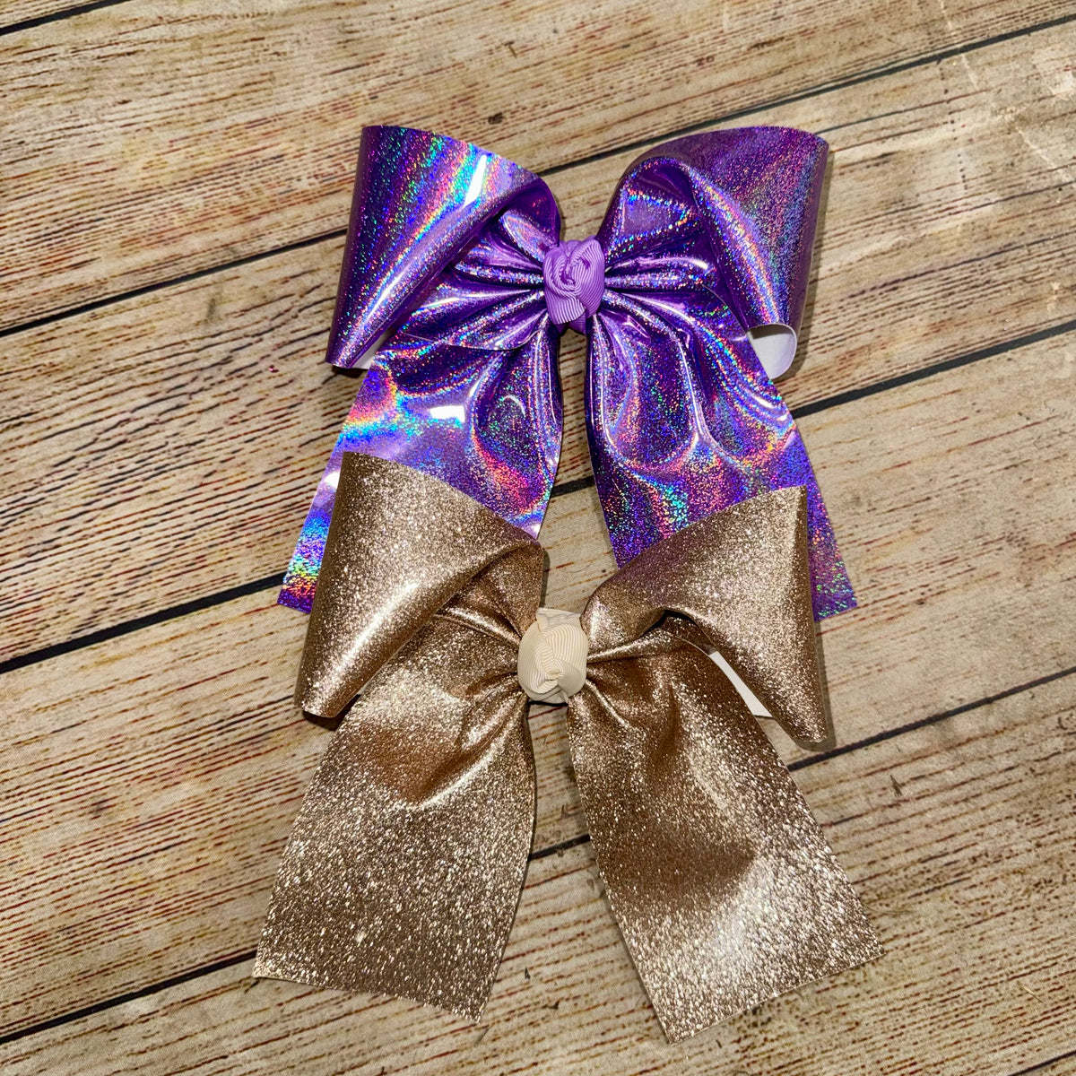 Coquette Holographic Vinyl Bows