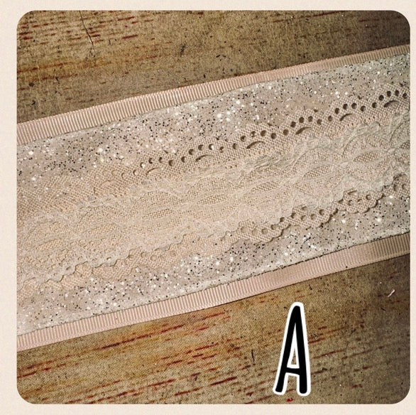 Ivory Elegance Custom Frilly Bows