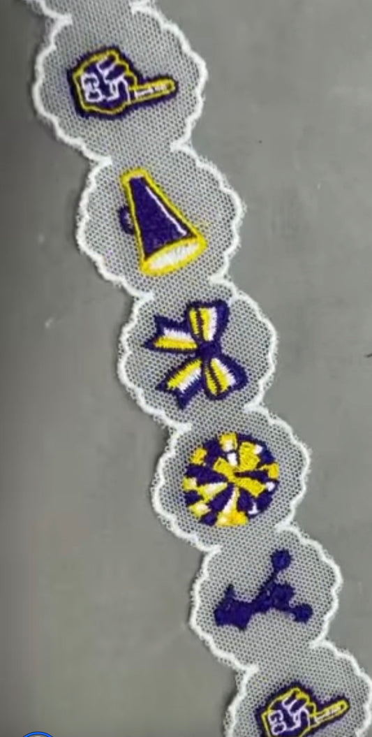 GAME DAY PURPLE & GOLD Lace PREORDER 2026-LACE ONLY