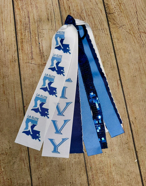 LA ELITE Team Bows & Pony Streamers