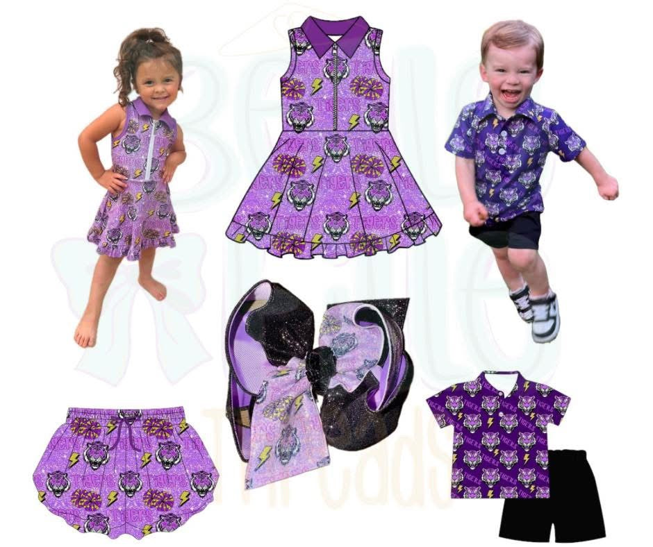 Belle Fille Bow Collab TWISTED Custom Printed Bow