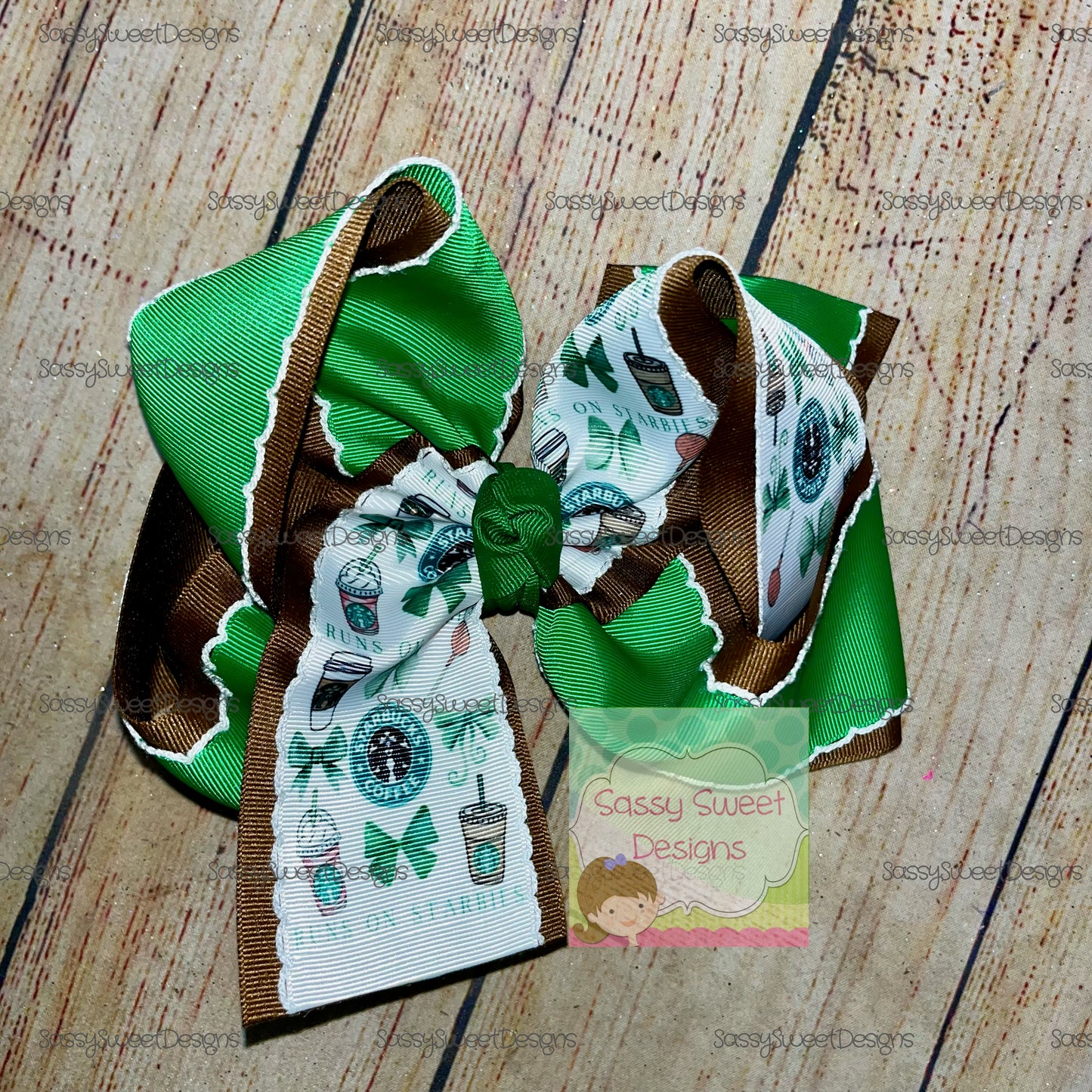 Pop Culture Coquette Bow Custom Printed Hair Bow