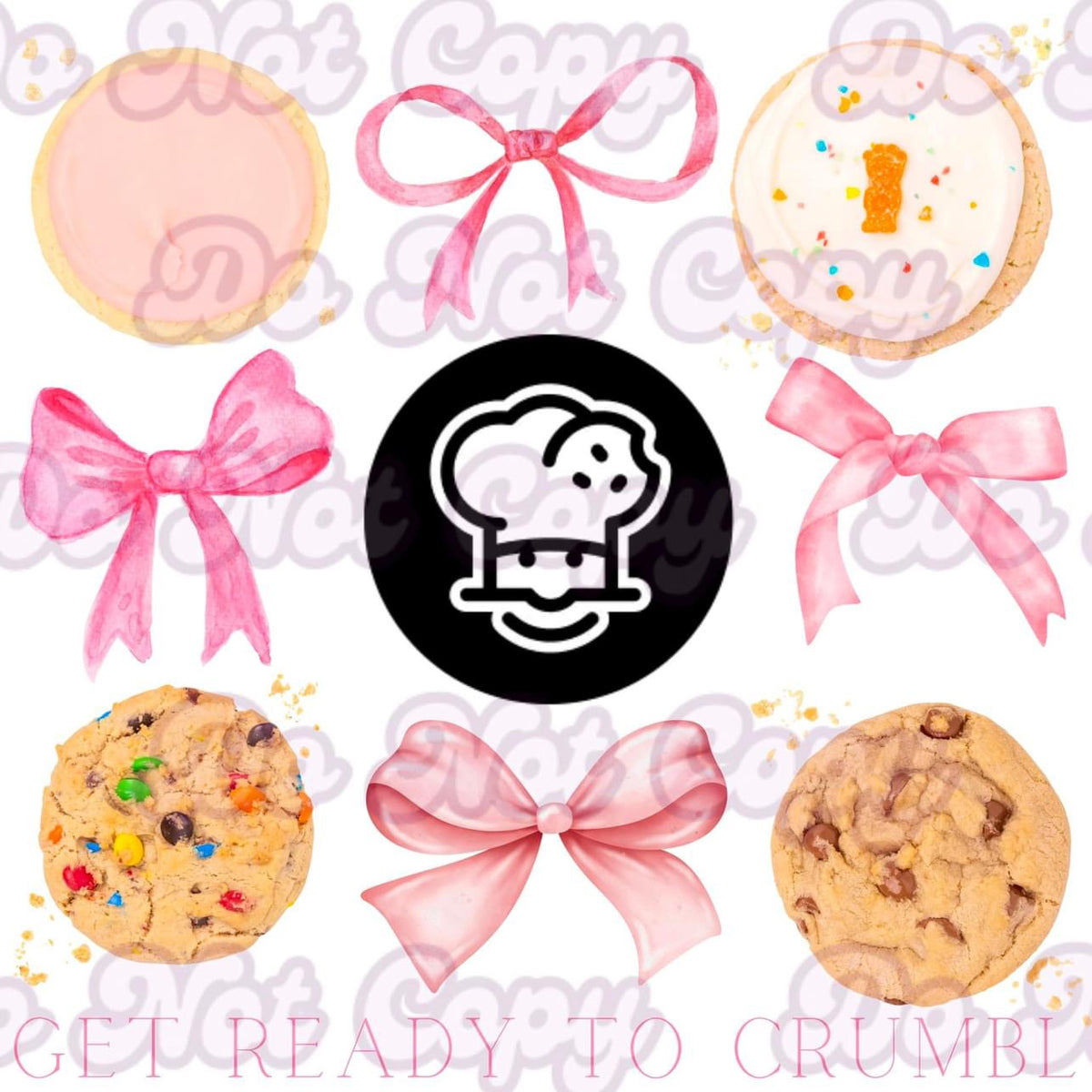 Pop Culture Coquette Bow Custom Printed Hair Bow