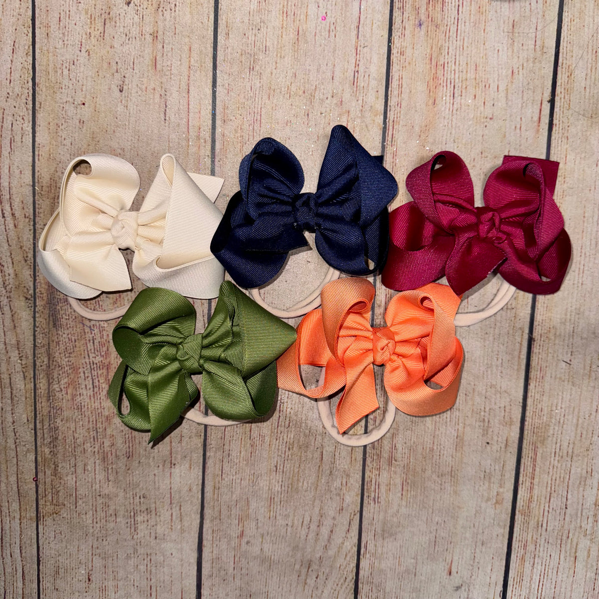 Add a NUDE NYLON Headband to any bow