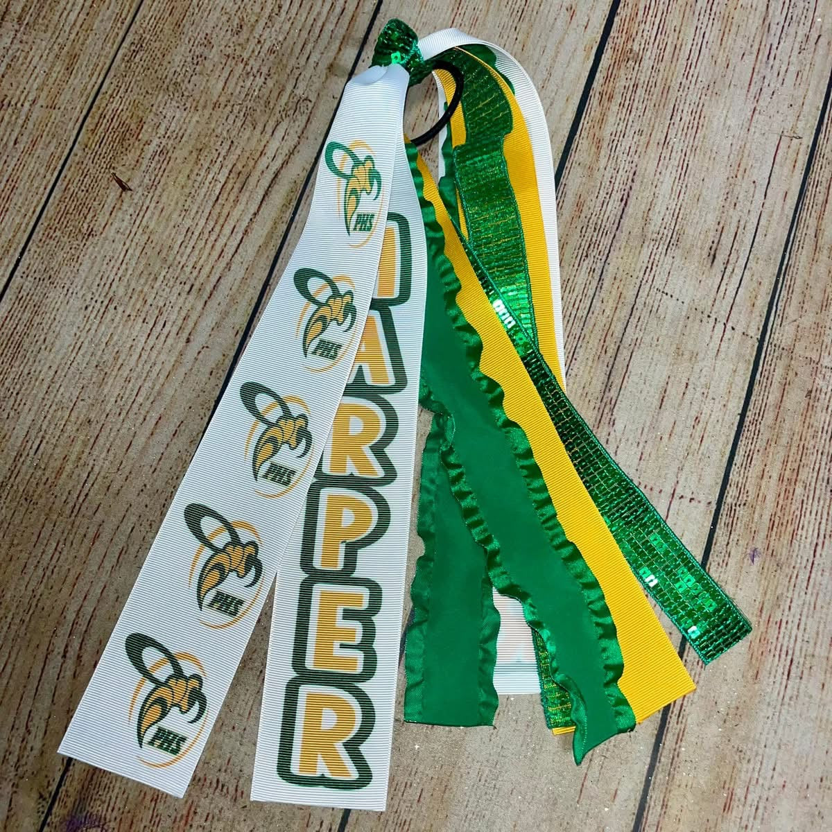 Custom School/Team Printed Hair Ribbons