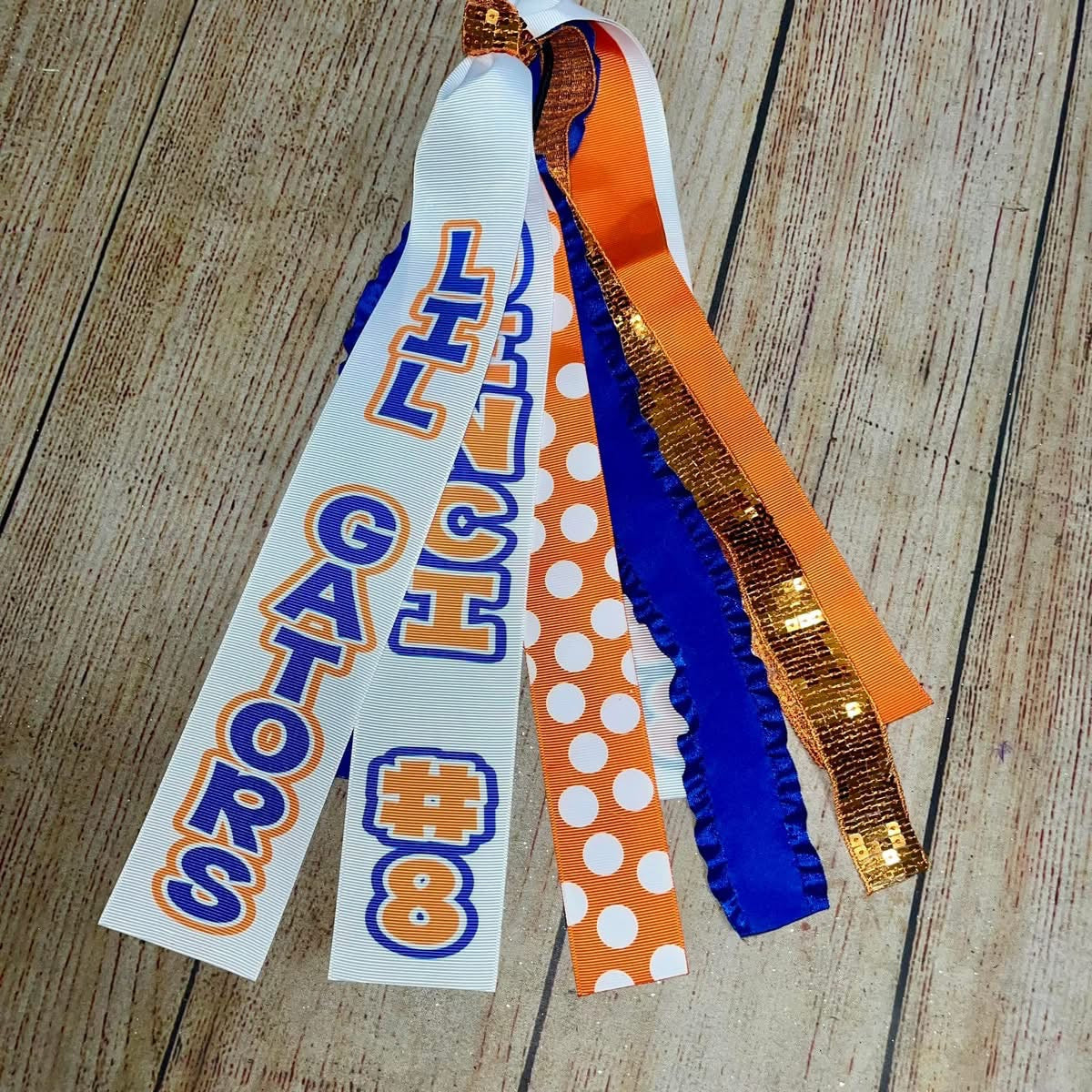 Custom School/Team Printed Hair Ribbons