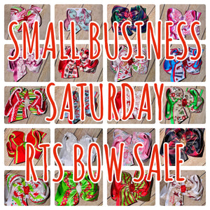 Small Business Saturday RTS Bow Sale