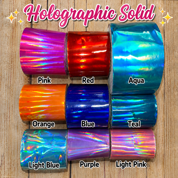 Coquette Holographic Vinyl Bows