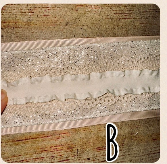 Ivory Elegance Custom Frilly Bows