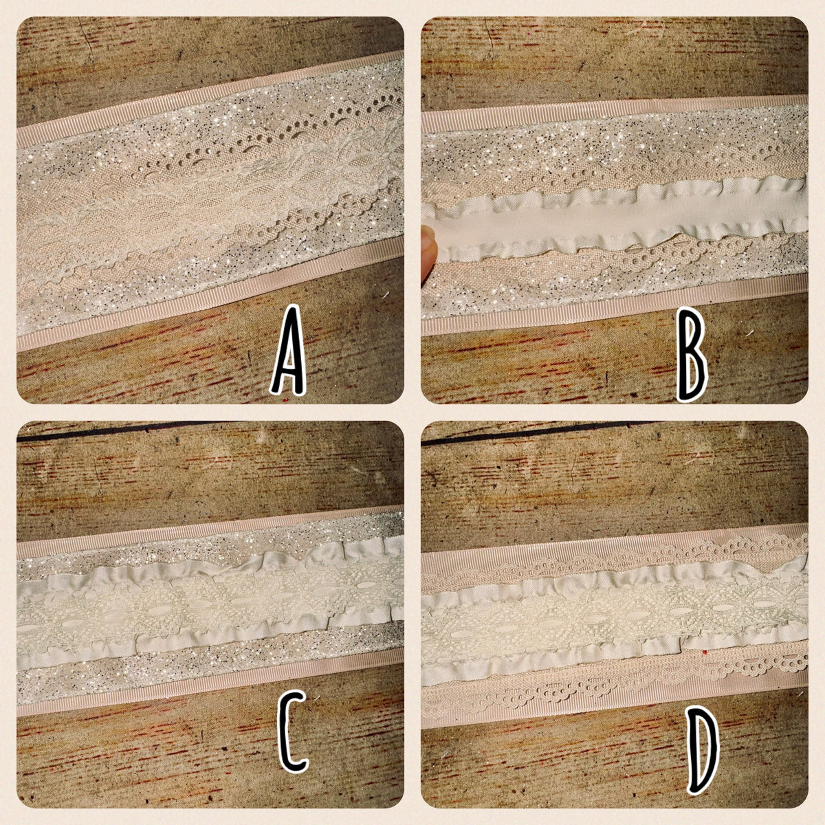 Ivory Elegance Custom Frilly Bows