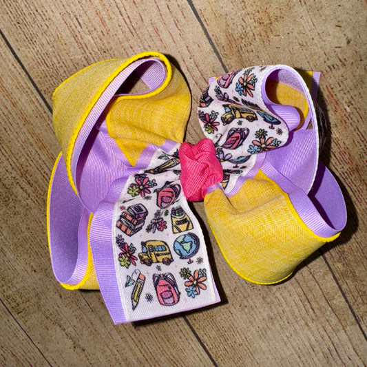 2025 BTS Supply Coquette Bow Custom Printed Hair Bow