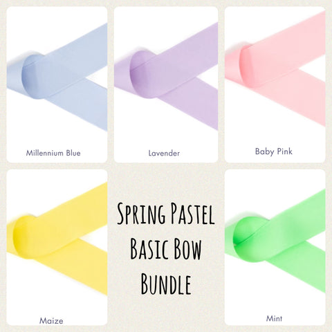 Spring Pastels Basic Bow Bundle