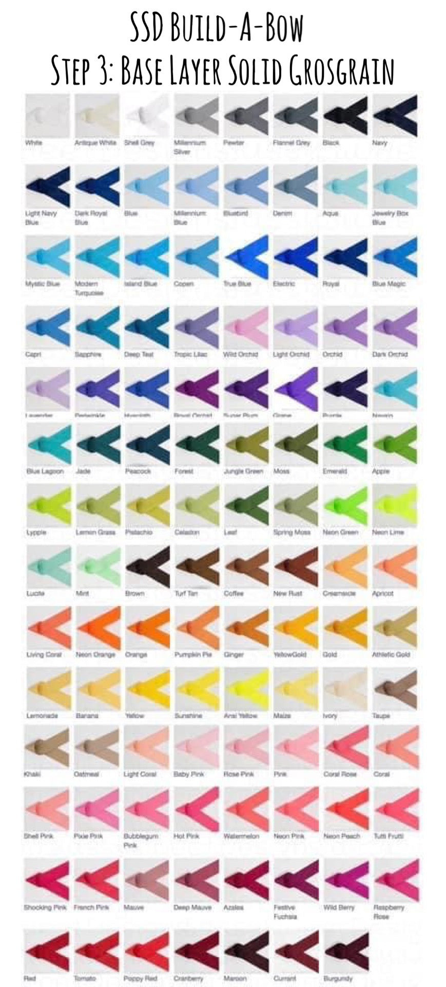 BAB Build-A-Bow Frilly Double Ruffle Triple Layer Bow -Choose your colors!