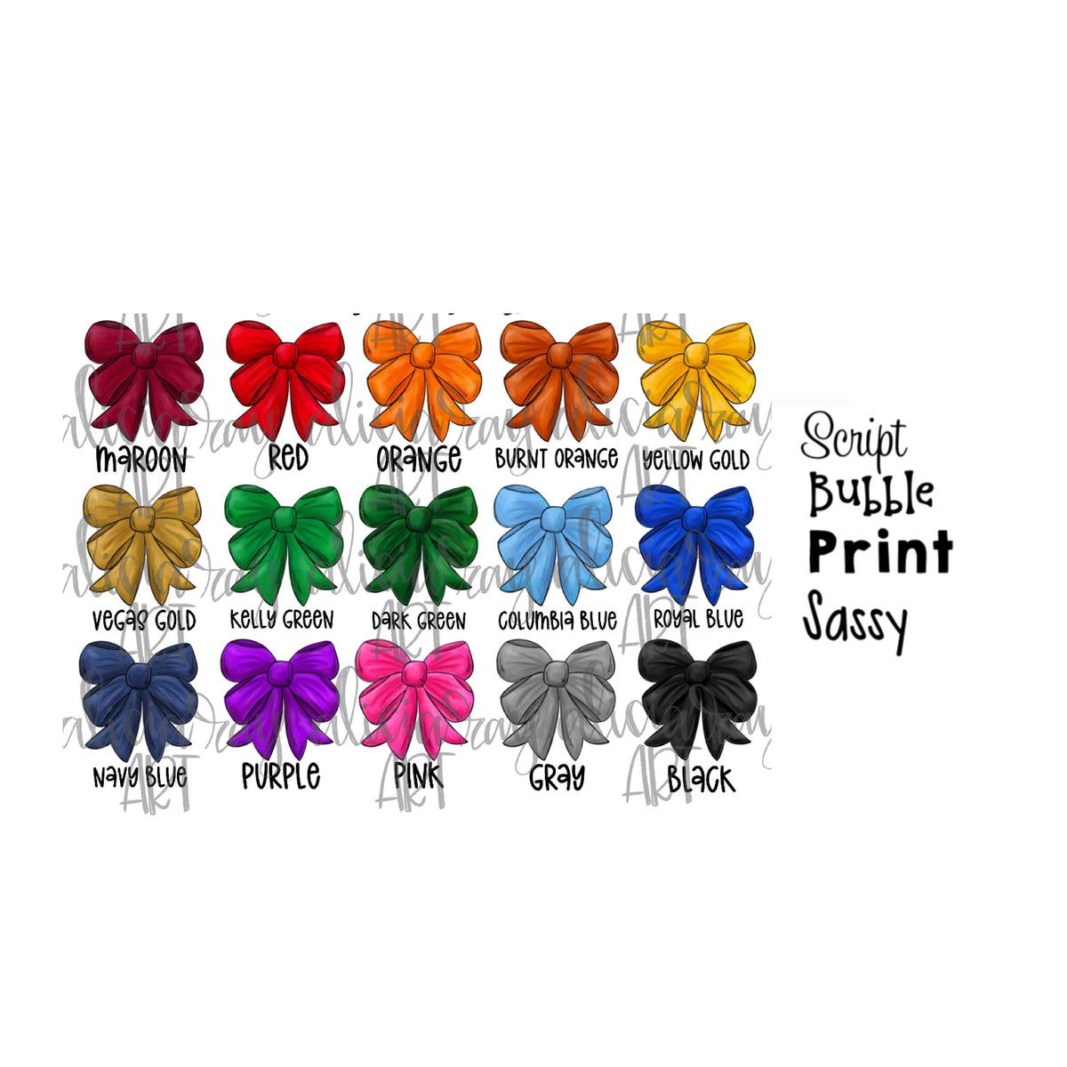 Coquette Big Bow School Spirit Bow Full Print or Twisted