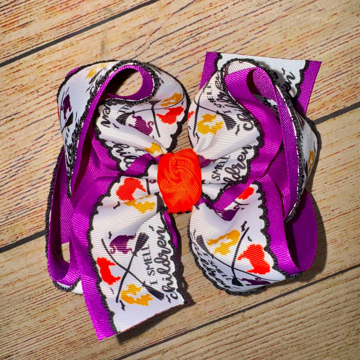 Sanderson Sisters Halloween 2026 Printed Moonstitch Bow