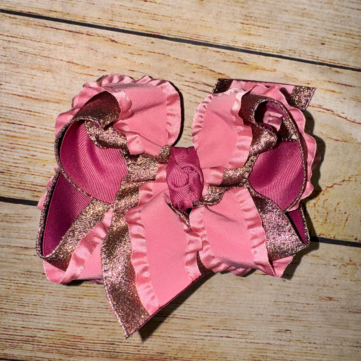 Falling Into Fall Mini Drop ROSEWOOD Bow
