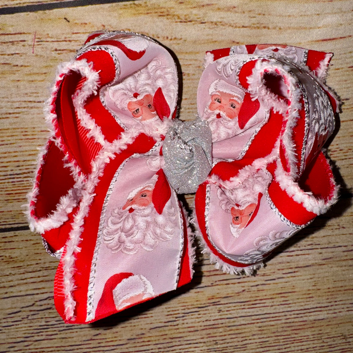 SANTA & SNOW A Very Merry Mini Drop Frilly Triple Layer