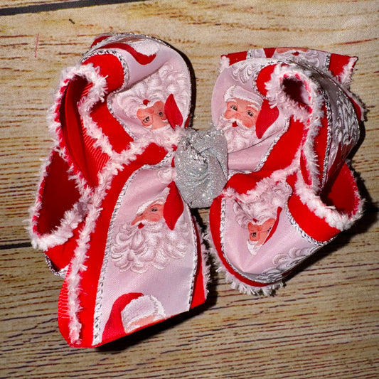 SANTA & SNOW A Very Merry Mini Drop Frilly Triple Layer
