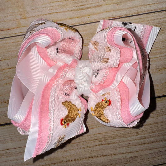FARM ANIMAL Lace bow