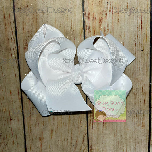 STACKED Grosgrain Hair Bow