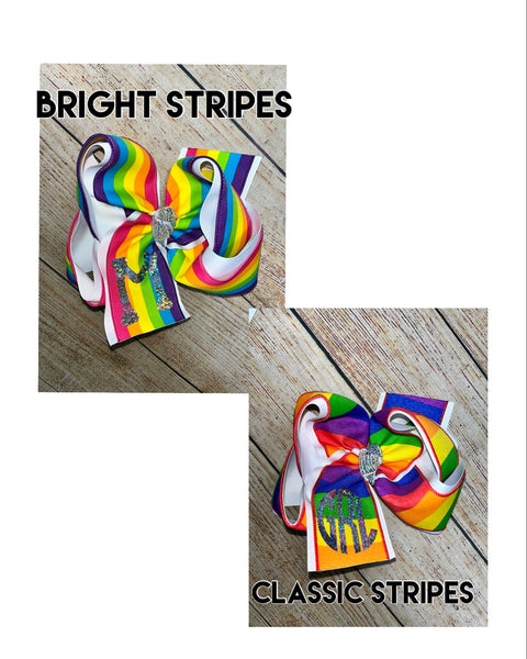 *SUMMER 2023* Bright or Classic Stripes with Holographic Monogram