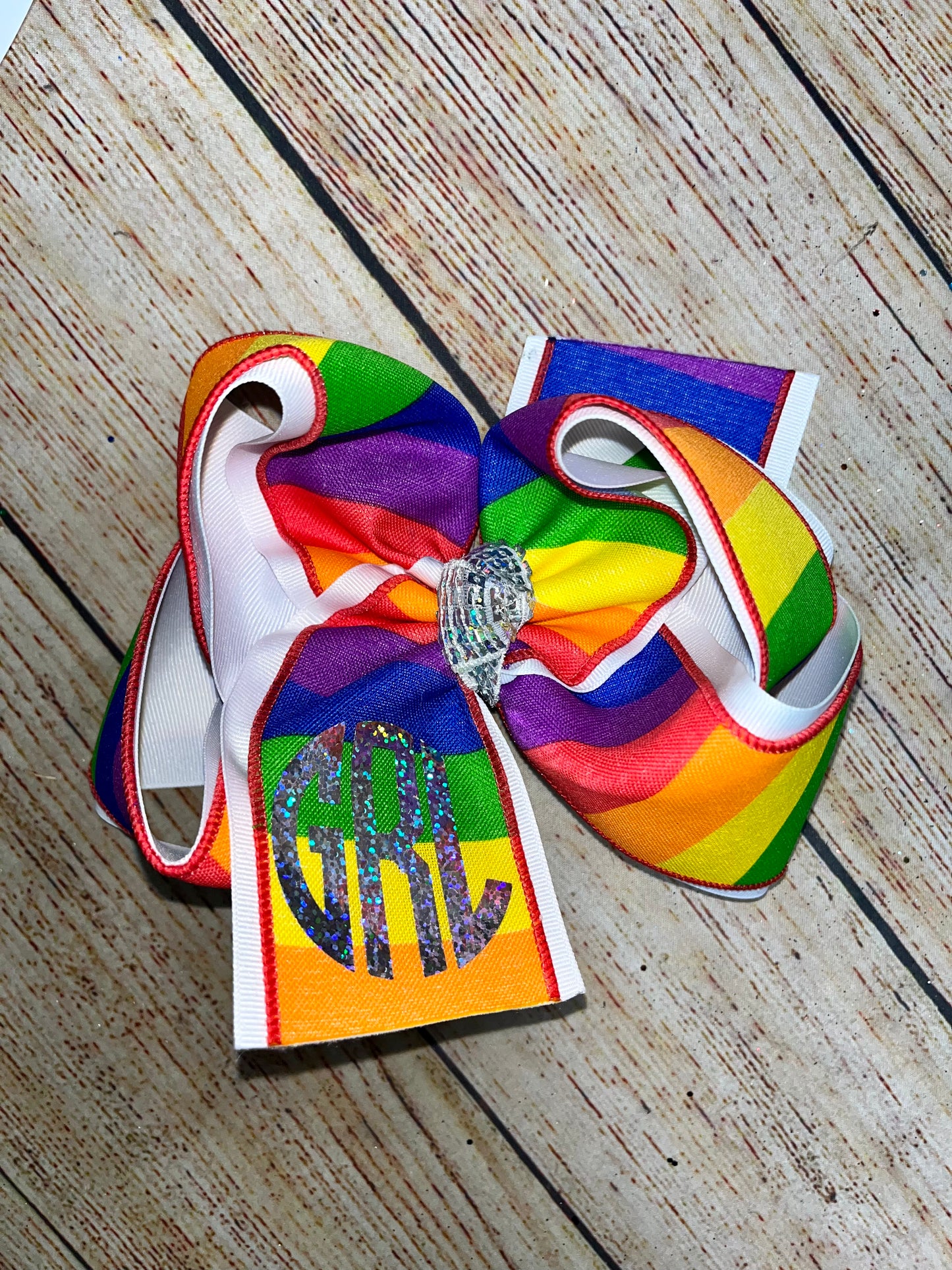 *SUMMER 2023* Bright or Classic Stripes with Holographic Monogram