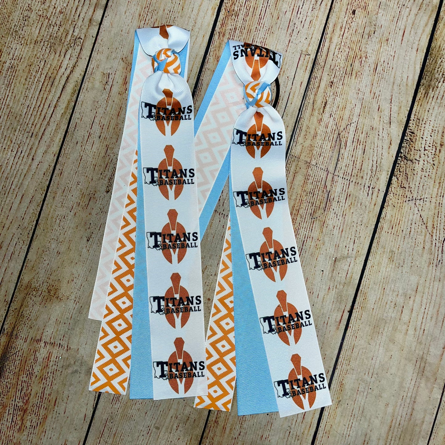 Custom School/Team Printed Hair Ribbons
