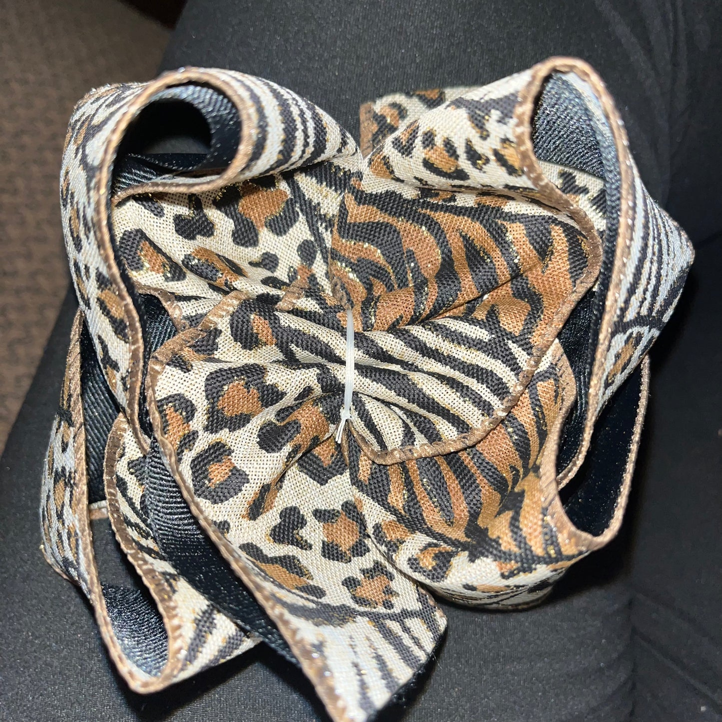 Animal Print Craze Natural HairBow