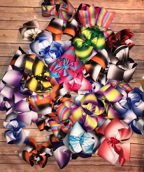 OMBRE 1 Color Hair Bow