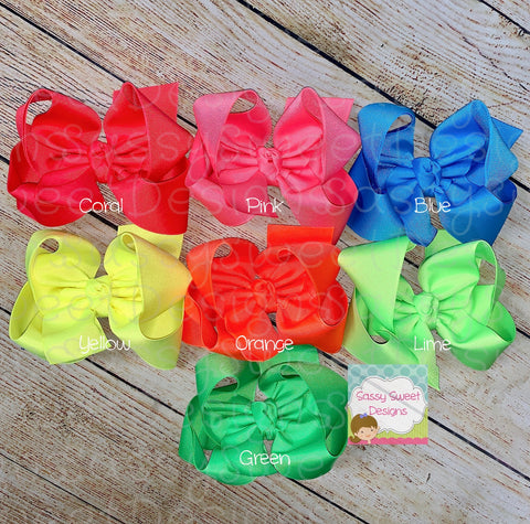 NEON SUMMER Hair Bows Packages