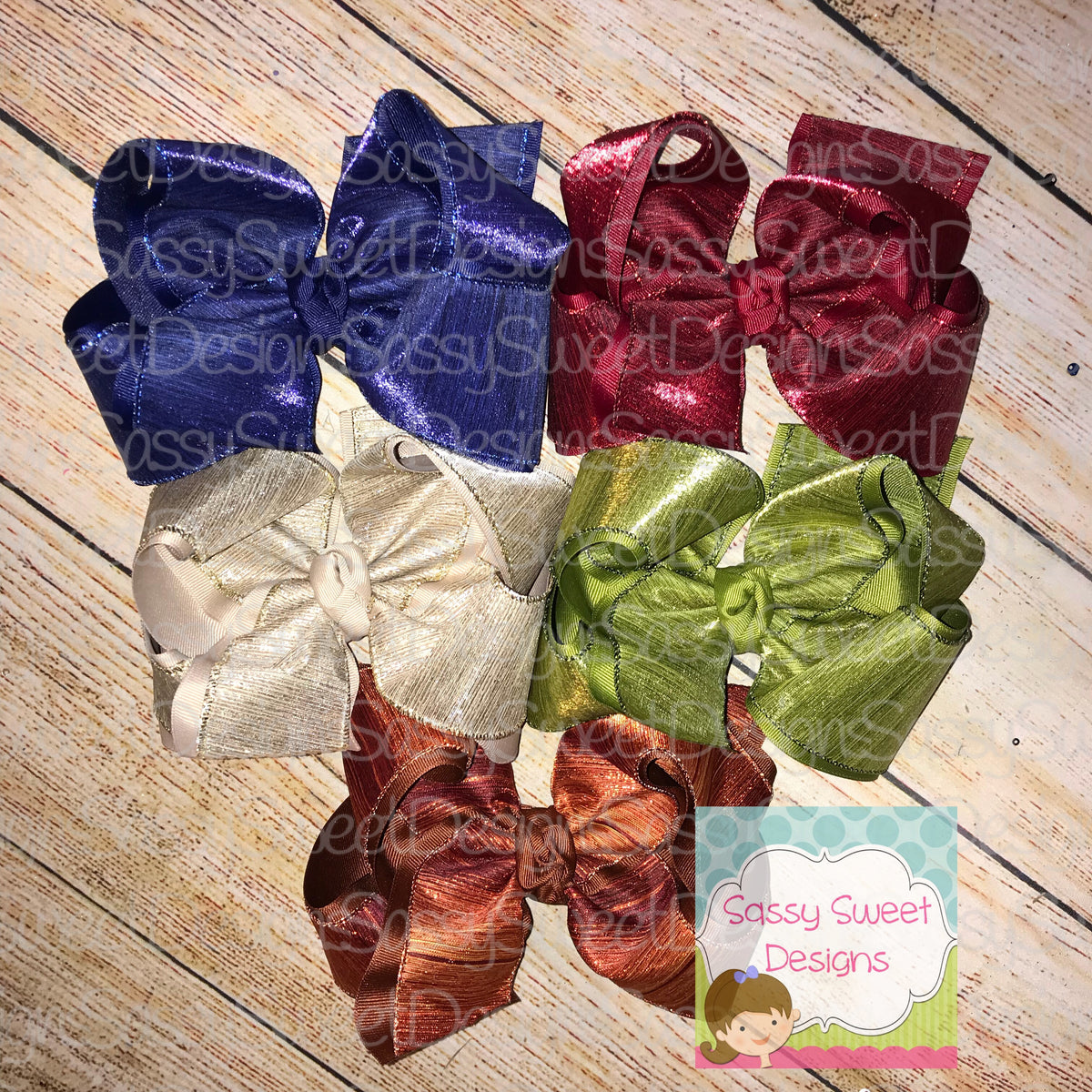 Tonal Brushed Satin Hair Bow!