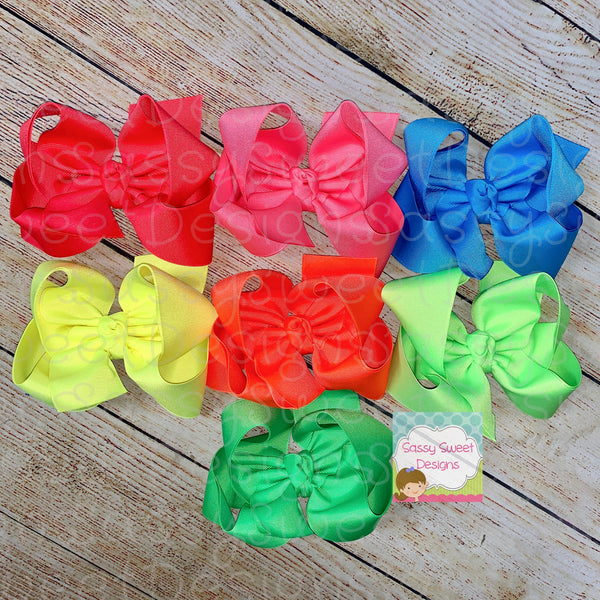 NEON SUMMER Hair Bows Packages