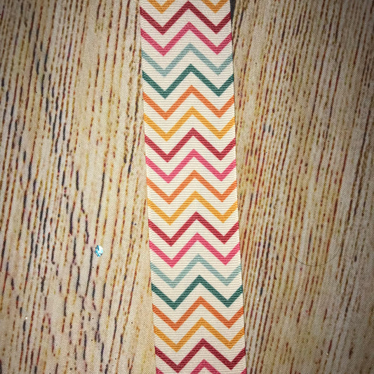 Chevron Fall Prints Double or Triple Glitter Hair Bows
